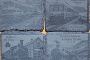 Classic Irish Railway Slate Coasters