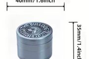 Dog Metal Silver Grey Grinder 40mm