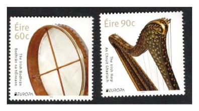2014 Ireland Europa (Musical Instruments) Commemorative Stamps Mint Never Hinged (MNH)