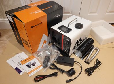 Heater with CO Protection (Auto Shut-off & Alarm), App, Thermostat, Timer , Bluetooth, Silent Pump, Power Supply (Dublin Stock)