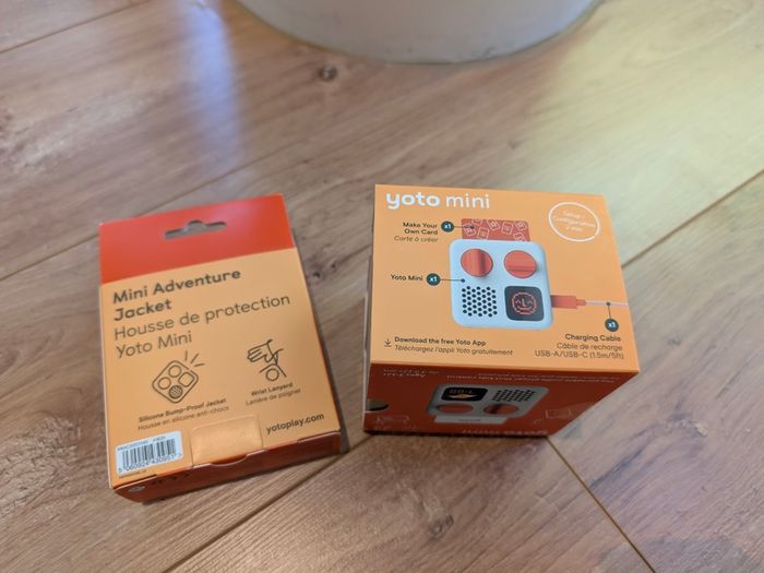 New Yoto Mini + orange case