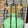 Antique Hanging Oil Lamp Image 3