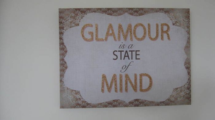 Browns and beiges neutral canvas picture Glamour is a state of mind