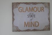 Browns and beiges neutral canvas picture Glamour is a state of mind