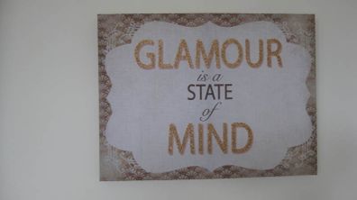 Browns and beiges neutral canvas picture Glamour is a state of mind