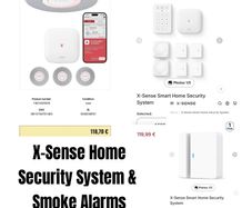 X-Sense Home & Smoke Alarm System