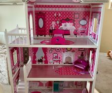 wooden doll house