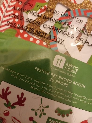 Pet themed christmas props