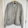 ASSTSERIES Mens 3XL Grey Nylon Bomber Jacket Image 4