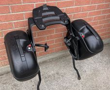 GIVI Monokey Panniers + VFR Side Rack + Top Plate