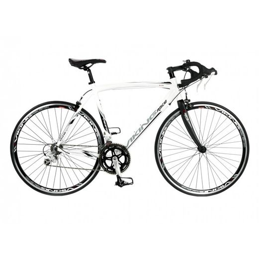 56cm Viking Elite 18 Speed STI 700c Wheel Gents, White