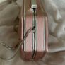 LK Bennett pink satin purse Image 3