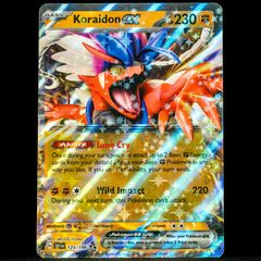 Koraidon EX 125/198 Double Holo Rare Scarlet & Violet Base Set Pokemon Card SV