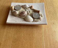 Candle holder - sea shells