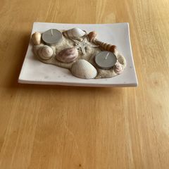 Candle holder - sea shells