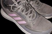 Adidas grey and pinkRunners