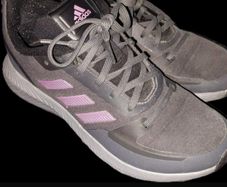 Adidas grey and pinkRunners
