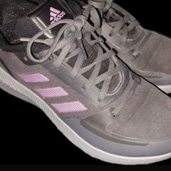 Adidas grey and pinkRunners