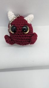 handmade crochet keyring