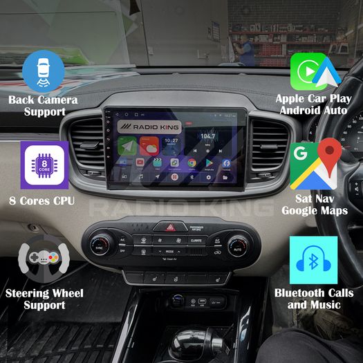 Premium Carplay Kia Sorento Android Auto Carplay System