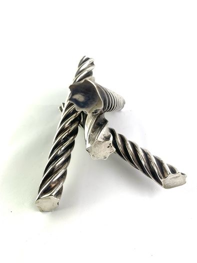 Mid Century Silver Plated Designer Vase