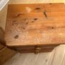 pine chest of drawers and locker Image 3