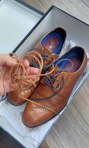 Bowe elegant boys shoes size 35, brown