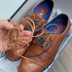 Bowe elegant boys shoes size 35, brown