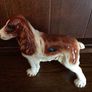 Vintage Coopercraft China Springer Spaniel Dog Figurine Ornament Image 2
