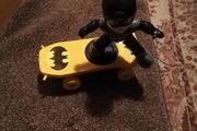 toy lights up and music playing