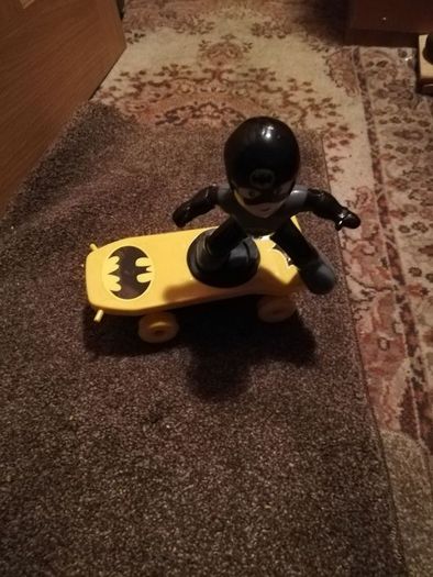 toy lights up and music playing
