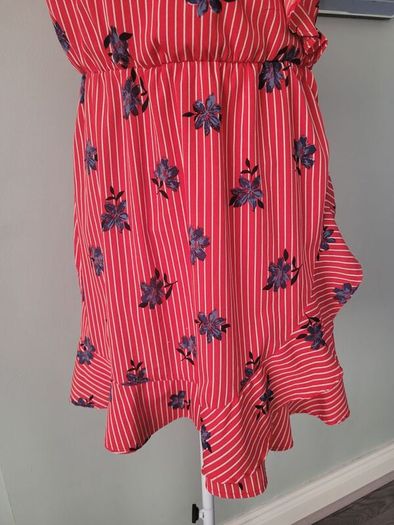 red summer dress