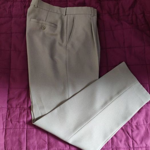 Light Green Tailored Men Trousers