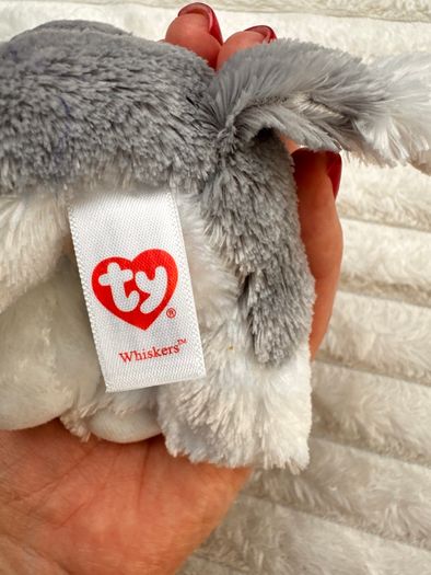 Ty Beanie Boo Whiskers approx. 15 cm. Plush Schnauzer Dog Please see photos