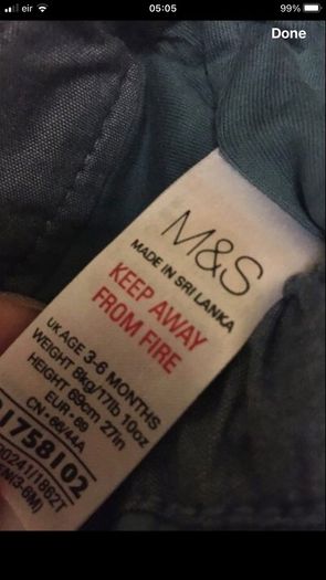 Boys new trousers 3/6 mths