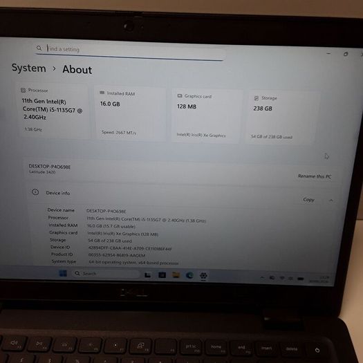 Dell Latitude 3420 | Intel Core i5-1135G7 | 16GB RAM Laptop