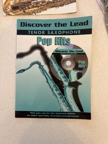 Discover the Lead Pop Songs Tenor Sax Book and Play Along CD