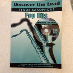 Discover the Lead Pop Songs Tenor Sax Book and Play Along CD