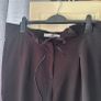 Black Lennon Courtney paper bag trousers size 14 Image 4