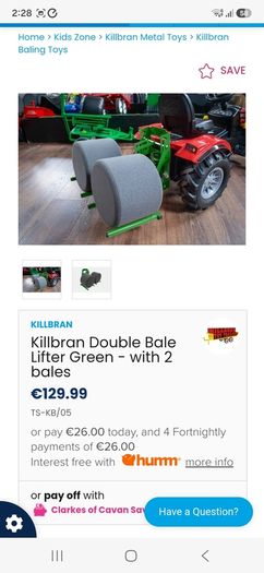 kids ride on tractor
