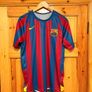 2006 Ronaldinho Barcelona Champions League Replica Retro Jersey Image 2