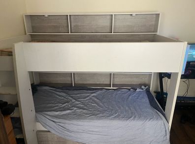 Bunk beds with storage
