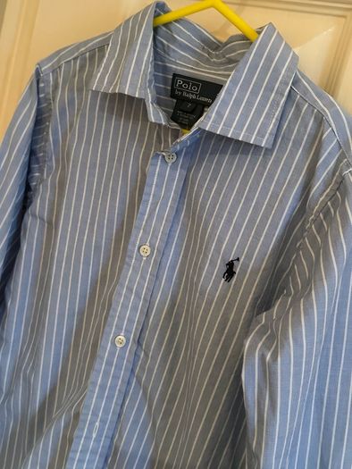 boys ralph lauren shirts size 7y