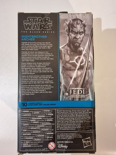Star Wars Black Series Nightbrother Archer 6 inch  Figure  Jedi Fallen Order Hasbro