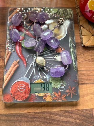Navajo Chunky Purple Amethyst Necklace | Sterling Silver
