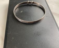 Sterling silver bangle / bracelet for kids