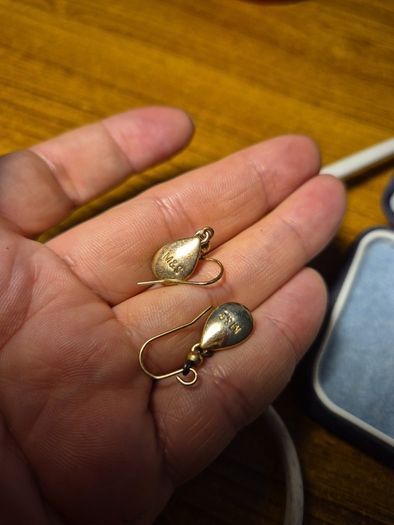 Vintage Earrings M&S Brand Gold Plated