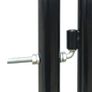 Black Single Door Fence Gate 100 x 225 cm Image 3