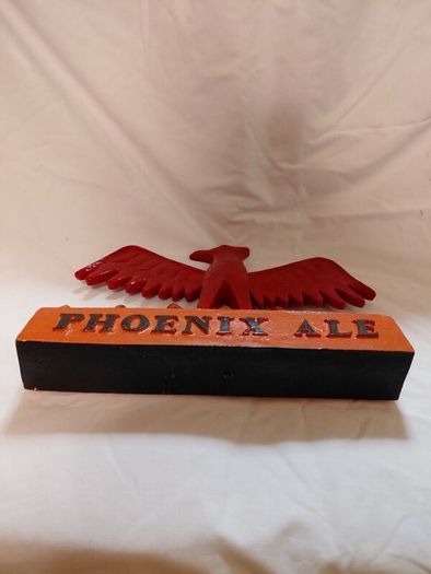Vintage HandPainted Phoenix Ale Promo Figure Rare