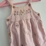 3-6m, Next Baby Girls Soft Dungarees Image 2